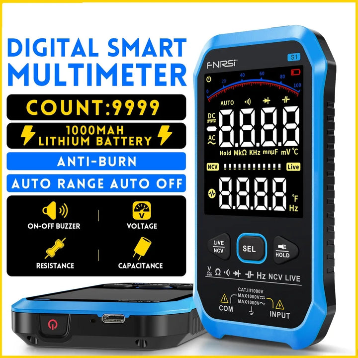 S1 Smart Multimeter Digital High-precision Fully Automatic Ultra-thin Anti-burning