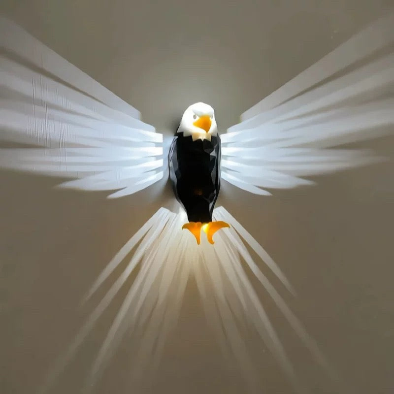 3D Animals LED Wall Lamp - Sea eagle and night owl