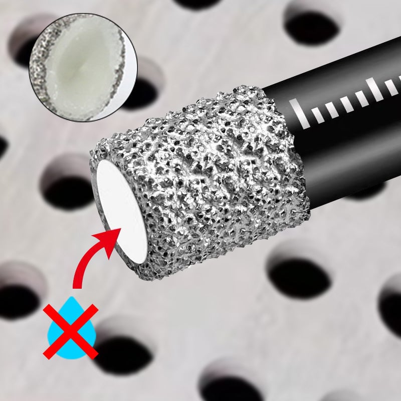 Hexagonal Drill Bit for Marble/Brick/Stone [Full Set]