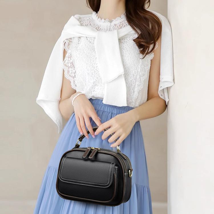【🎊New products 30% discount】👜Elegant two-layer crossbody bag with wide strap