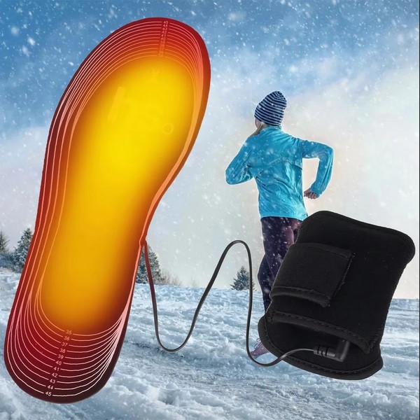 Electric heated shoe soles 