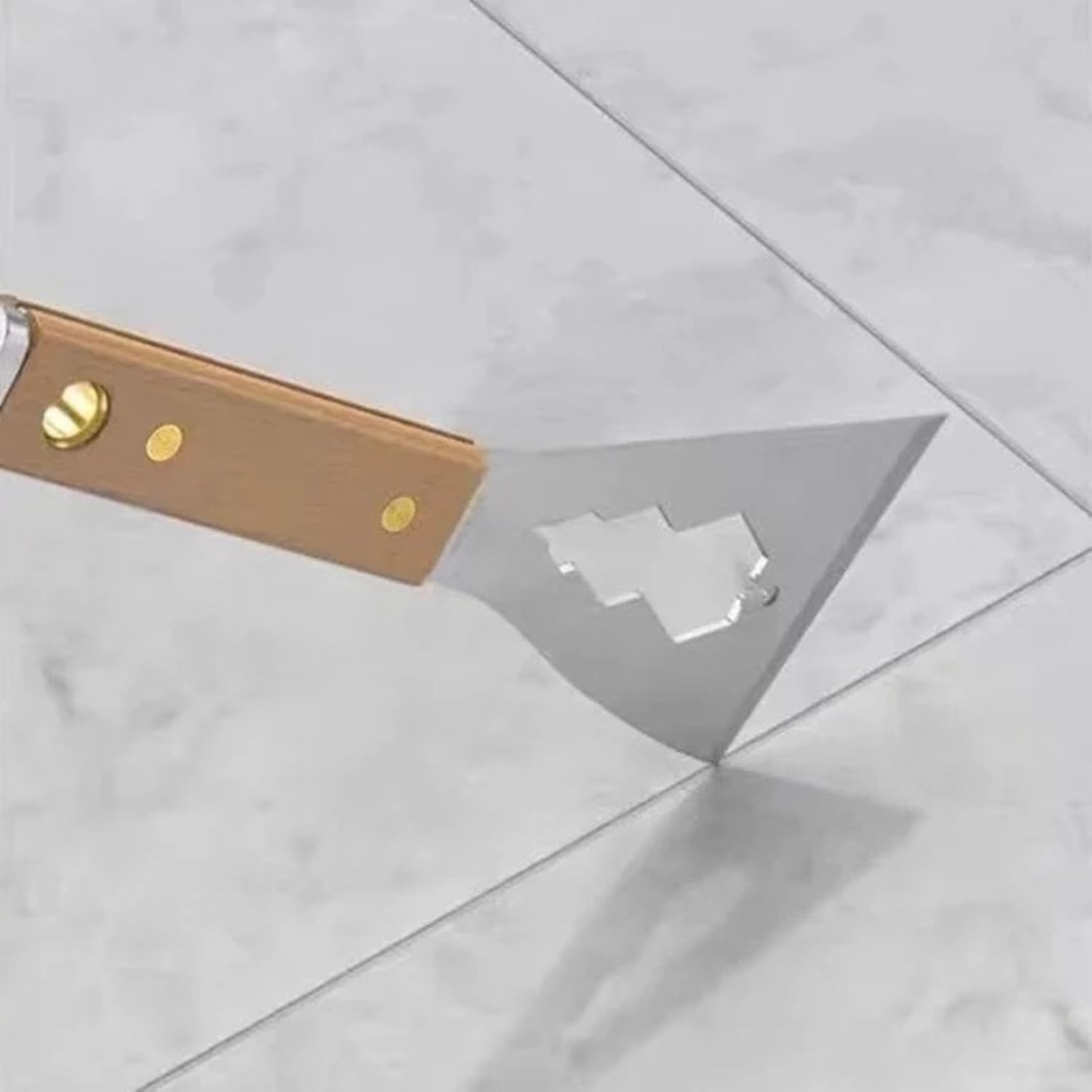 3 inch knife scrapers, multifunctional stainless steel spatula for drywall repair, wallpaper removal, applying putty, plaster, cement (3 pack)