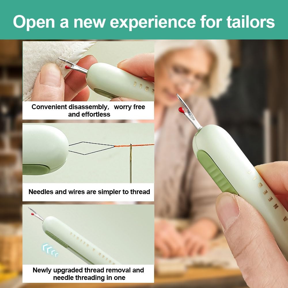 2 in 1 Needle Threader Seam Ripper