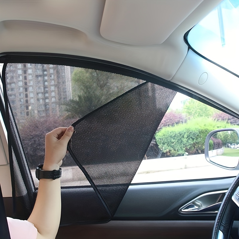 Magnetic Car Sunshade - Retractable Side Window Shade For Vehicles