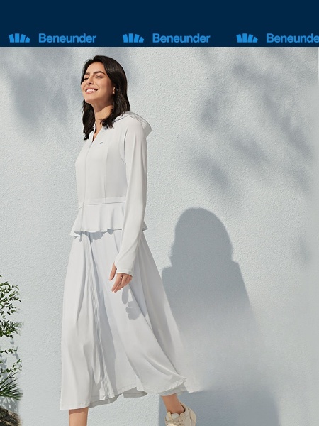 [2-in-1 Super Long Sunscreen] Mid-length ice silk sunscreen clothing, blocks ultraviolet rays