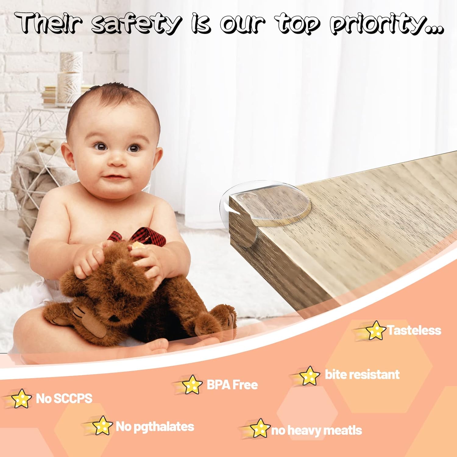 (🌹Summer Hot Sale- 49% OFF) Baby Safety Silicone Protector
