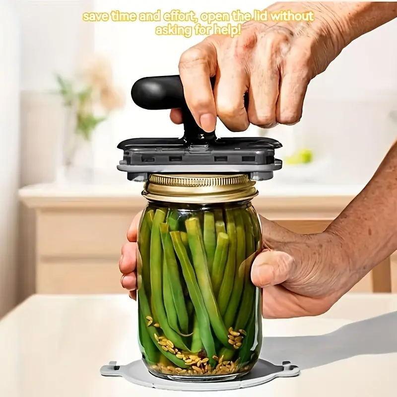 Multipurpose Jar and Bottle Opener - Adjustable, Easy-Grip, Multi-Purpose Kitchen Tool - Great for Parties and Everyday Use