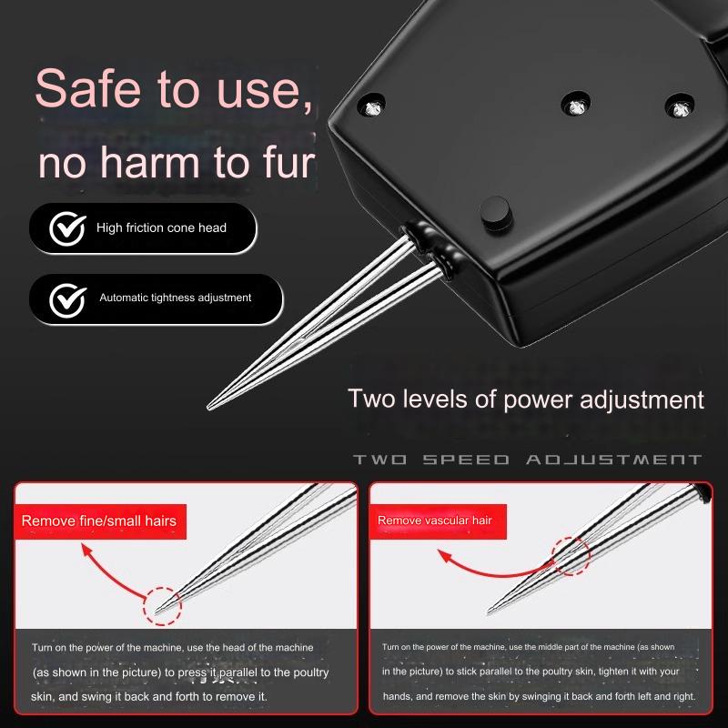 🐓🦆🐓🦆Electric device for fast hair removal for birds