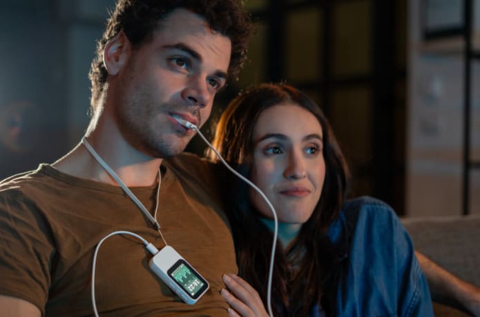 Anti-snoring tongue trainer