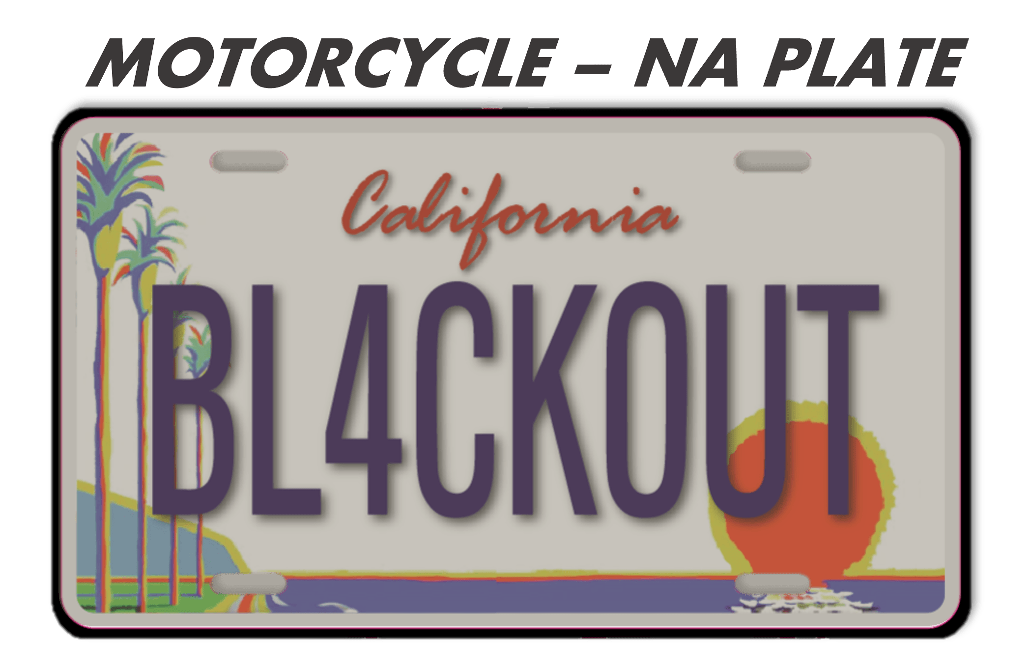 BL4CKOUT PLATE