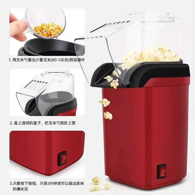 Mini popcorn machine for home kitchen, party, festival