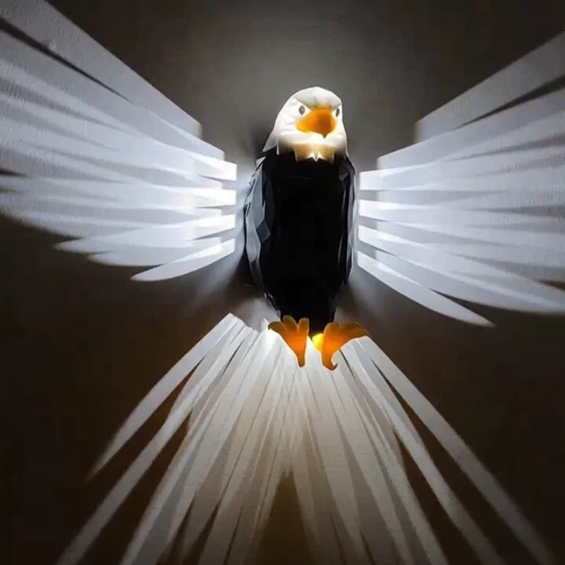 3D Animals LED Wall Lamp - Sea eagle and night owl
