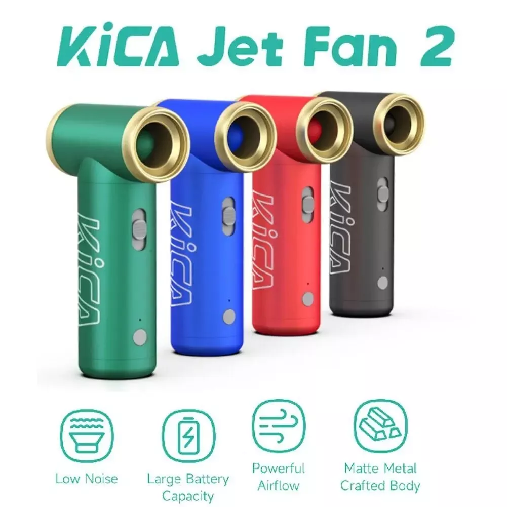 KICA Jetfan 2 Electric Air Blower Portable Turbo Fan Rechargeable Duster Cleaner