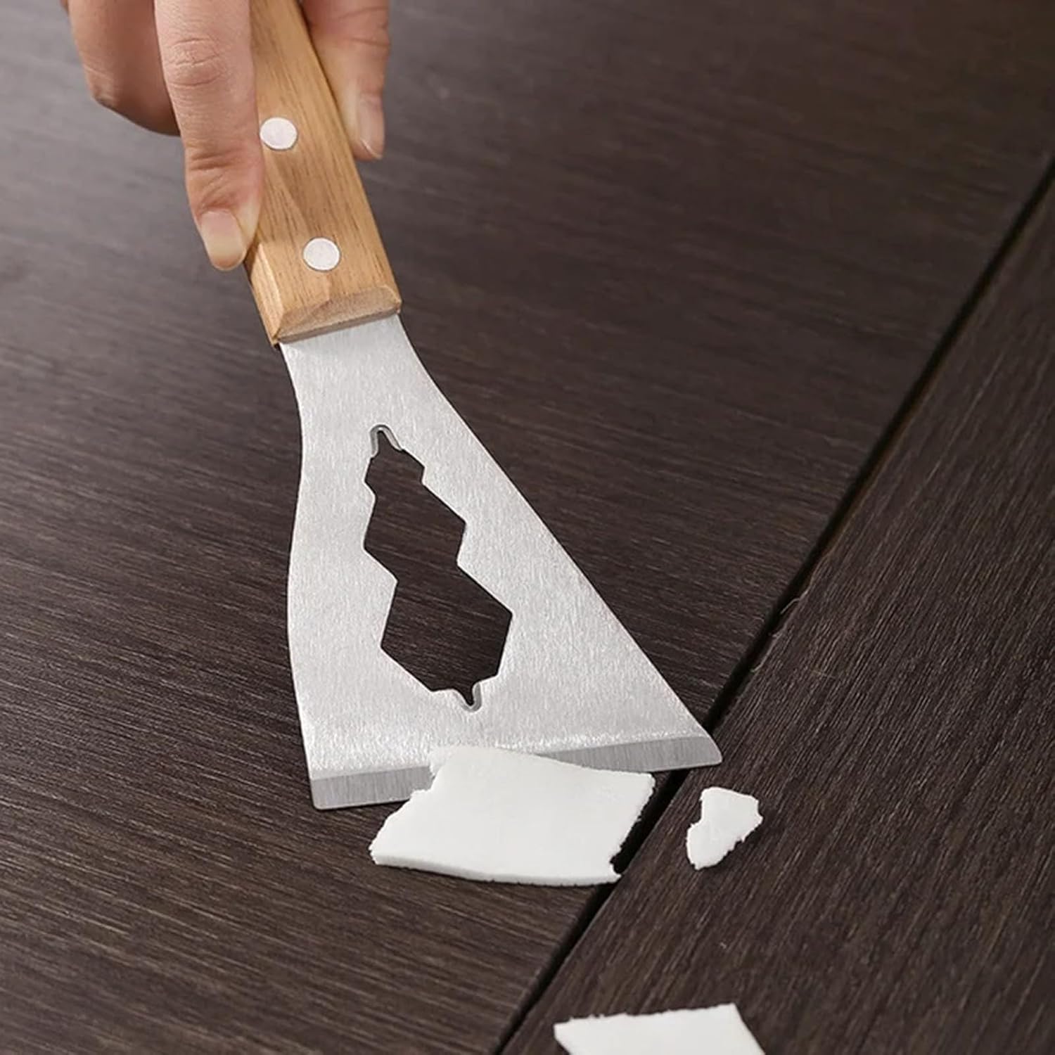 3 inch knife scrapers, multifunctional stainless steel spatula for drywall repair, wallpaper removal, applying putty, plaster, cement (3 pack)