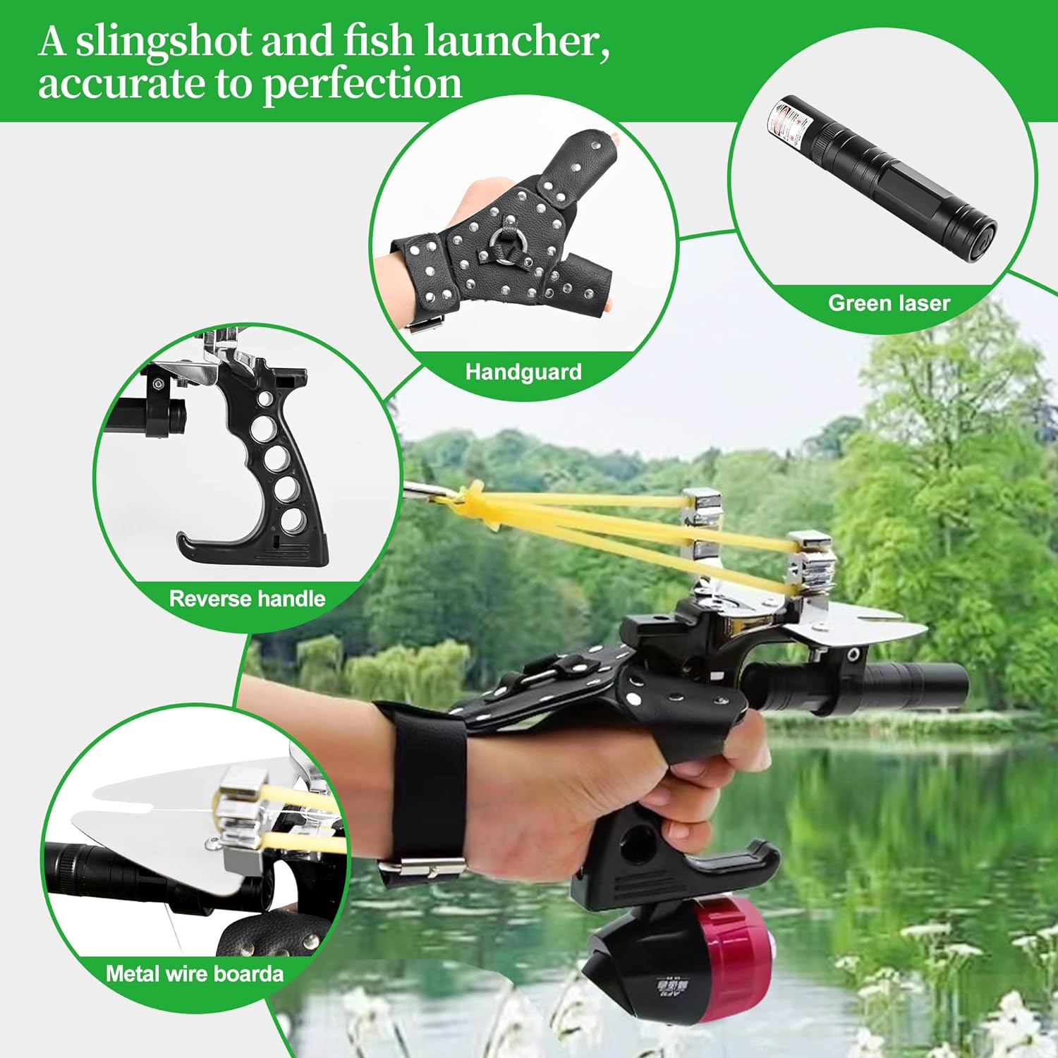 (50% OFF🔥Last day) Precision aiming high power laser bow
