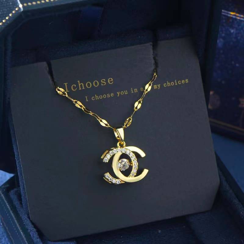 [Today only, get a premium gift box with your purchase] The new gold glitter necklace on the counter is provided at a super low price [limited to 100 pieces]!