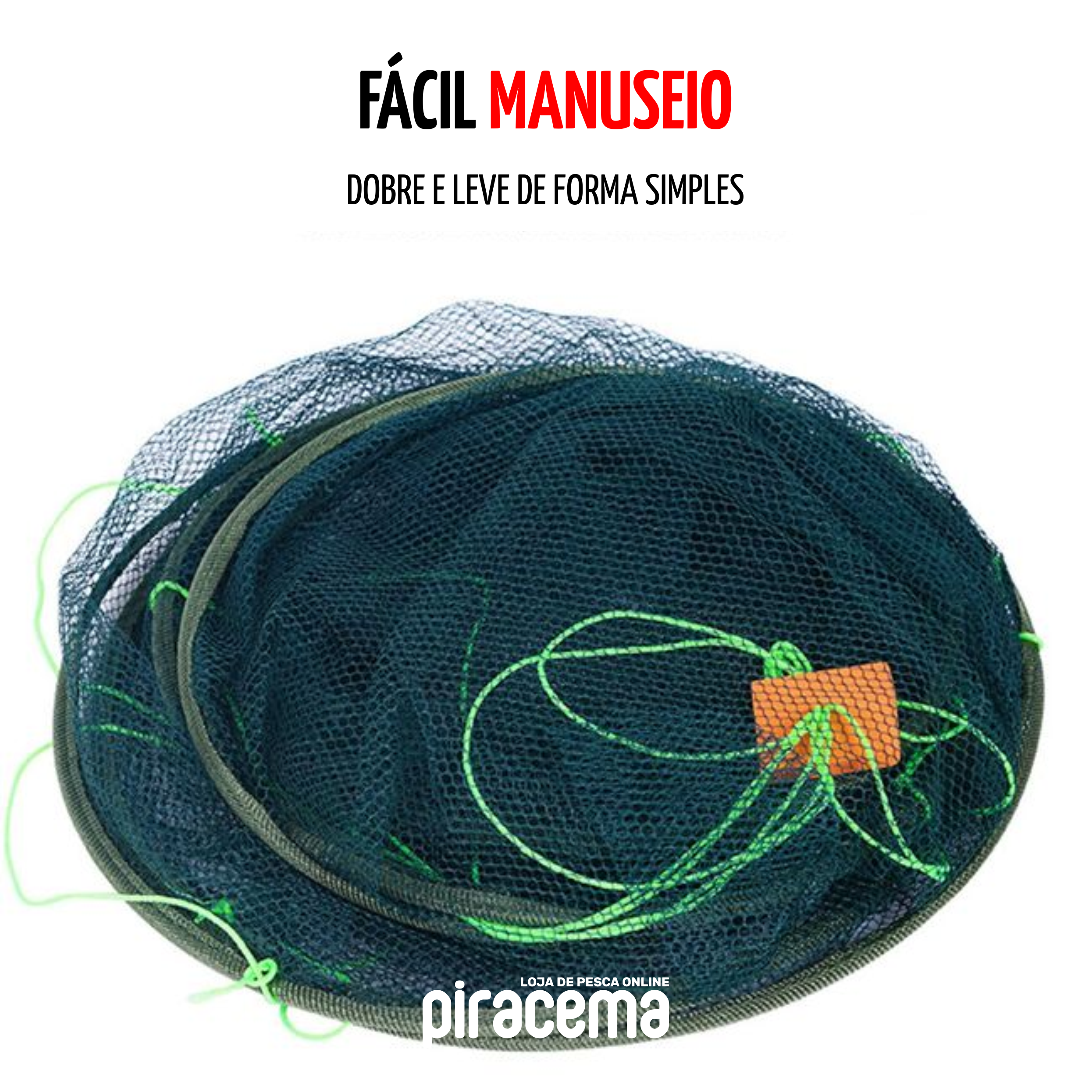Rede de Pesca DoubleRing Piracema™ 