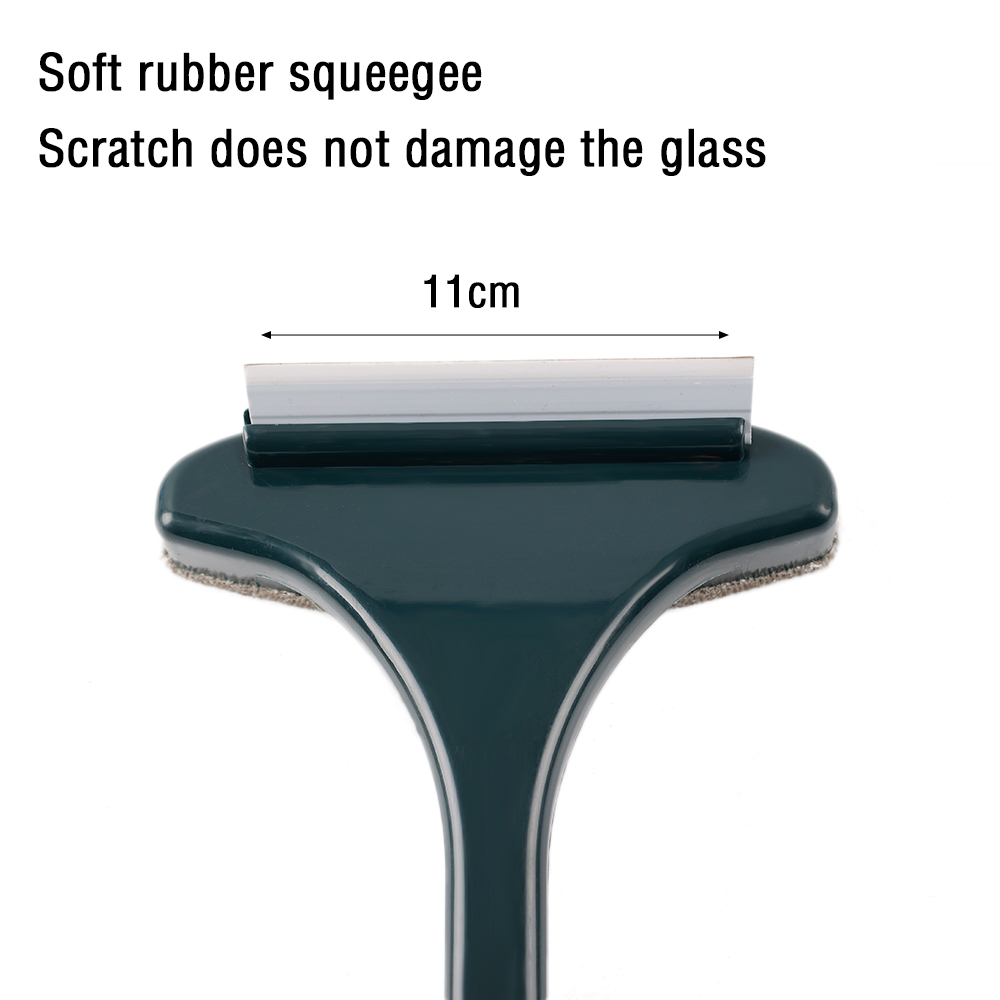 2 IN 1 Glass Cleaning Brush Car Windshield Home Window Glass Universal Detachable Squeegee Wiper Portable Cleaner Brushes