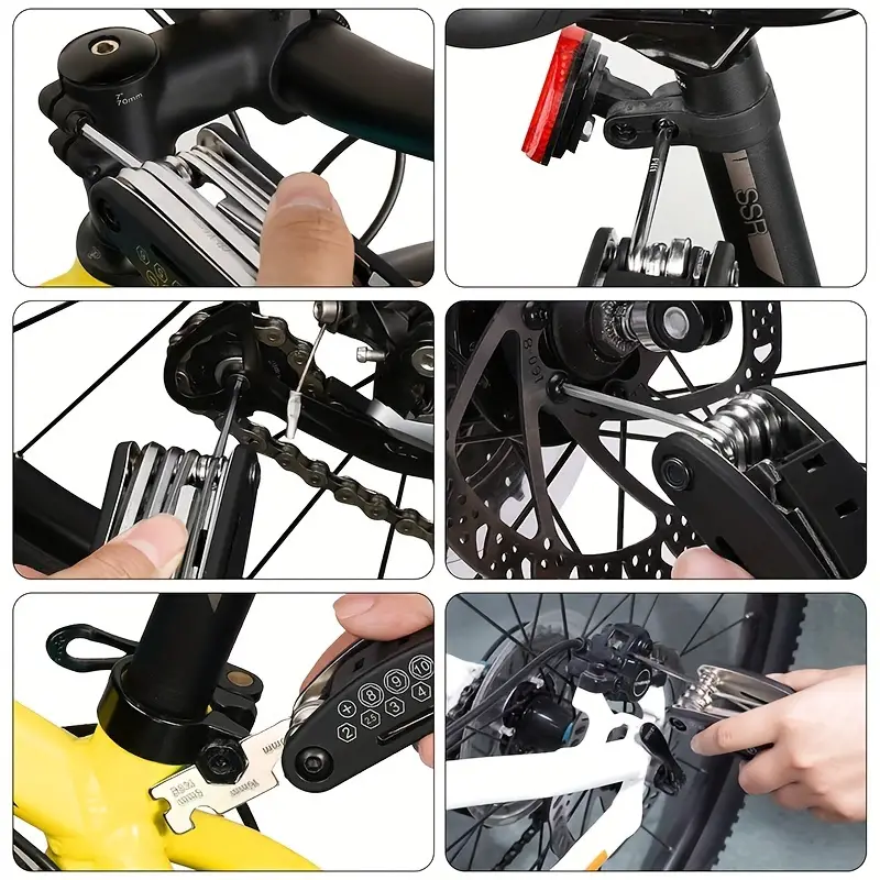 Portable Multipurpose Folding Screwdriver Motorcycle Bicycle Repair Tools