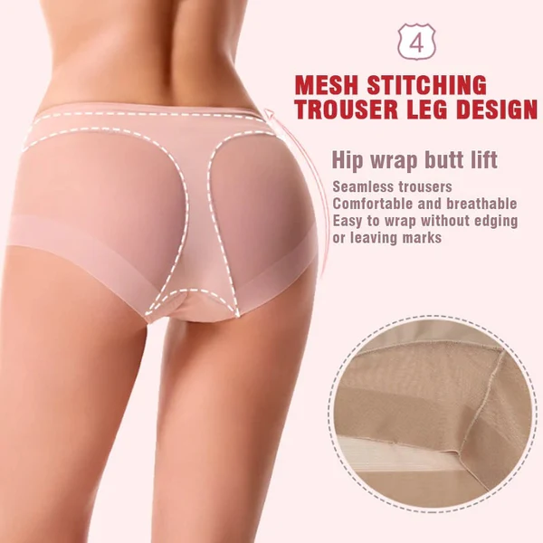 Seamless High Waist Ice Silk Briefs – Pay 1, Get 4 (4 Packs)