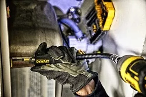 DWAMRASET impact driver adapter 4-in-1 detachable right angle adapter suitable for electric drill