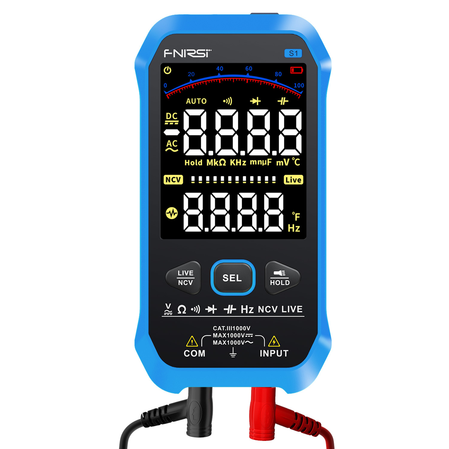 S1 Smart Multimeter Digital High-precision Fully Automatic Ultra-thin Anti-burning