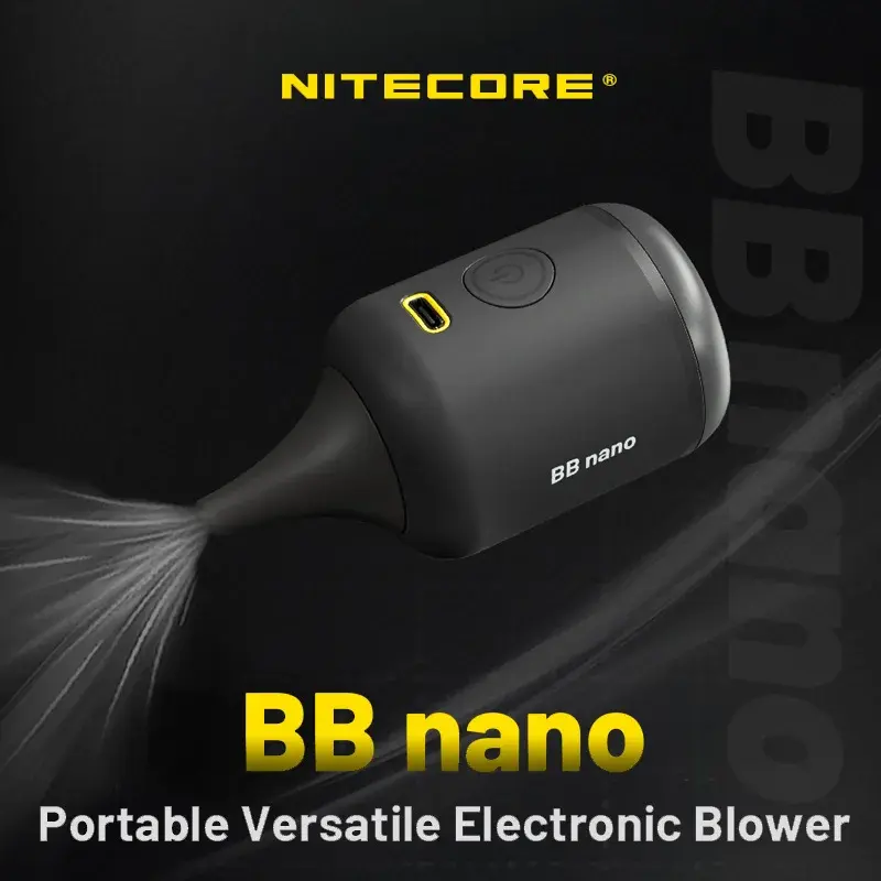 Nitecore Portable Electronic Photography Air Blower Camera Lens Cleaning