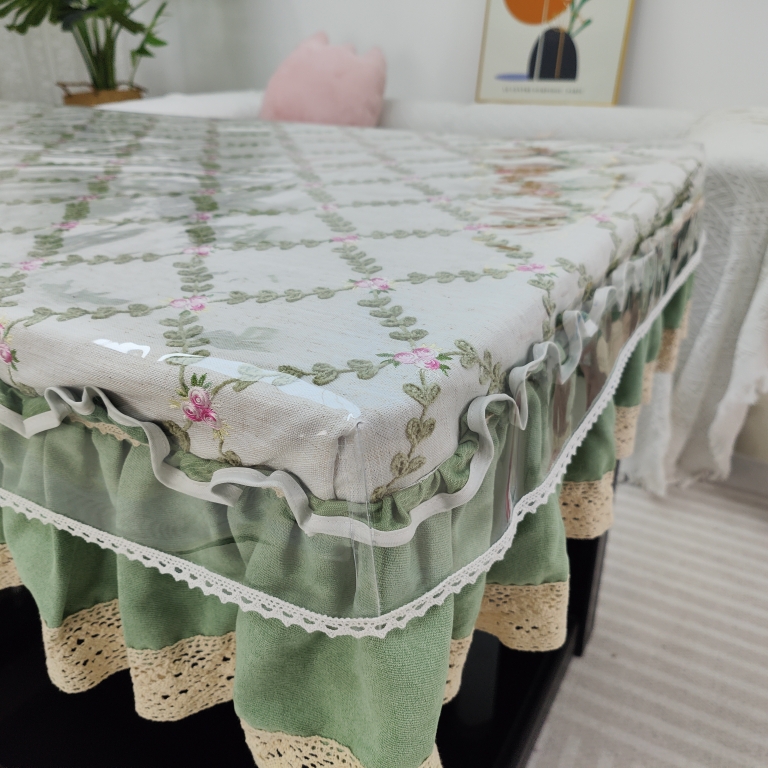 Transparent tablecloth rectangular fireproof table cover
