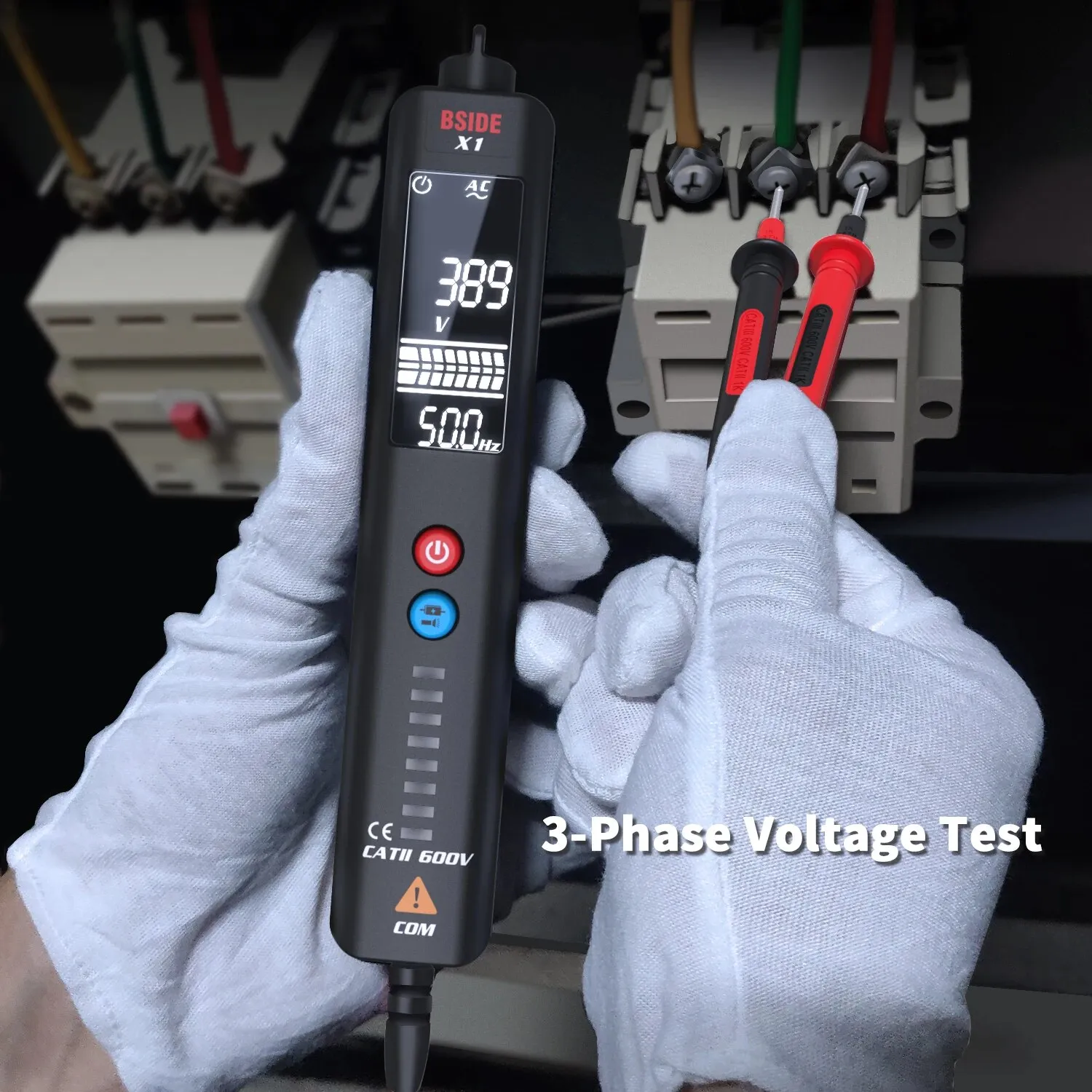 BSIDE Non-contact Rechargeable Voltage Tester