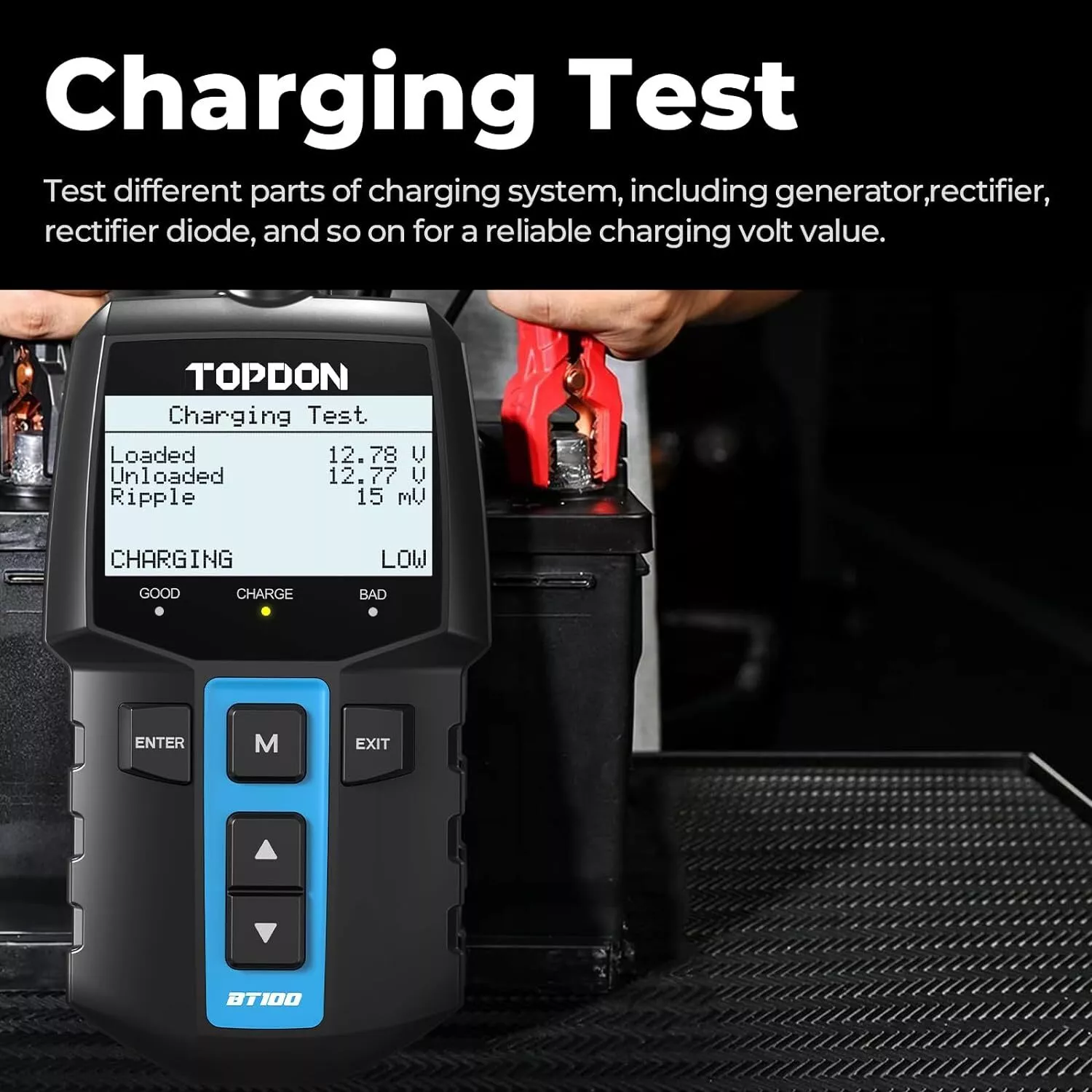 TOPDON BT100 12V Car Battery Tester