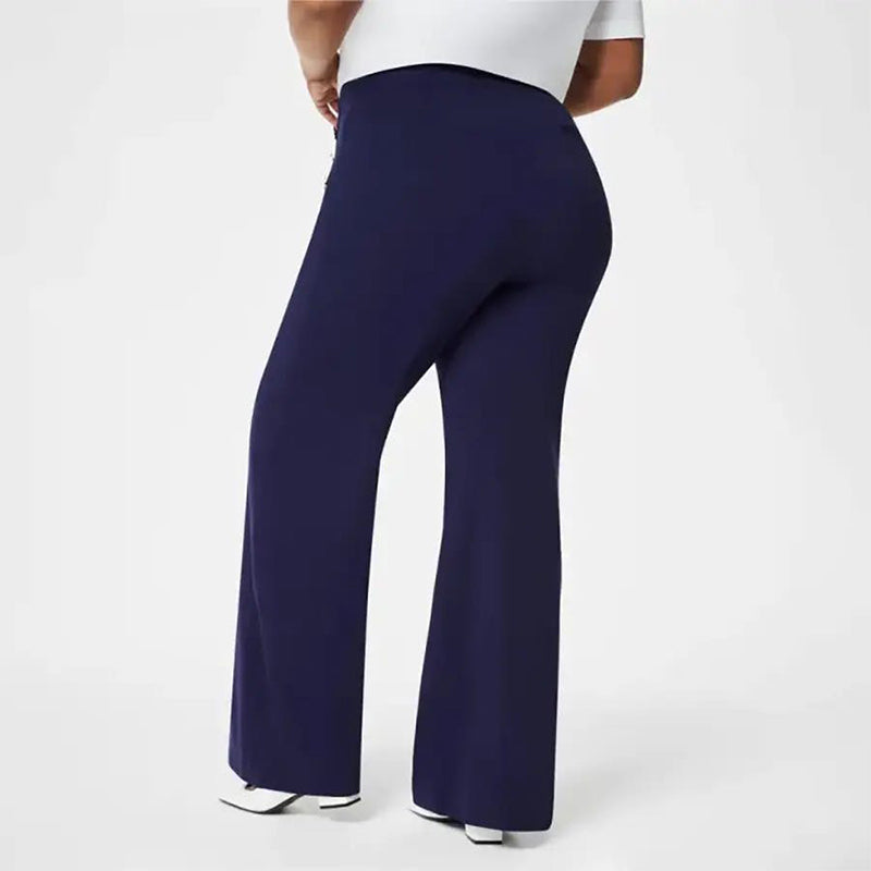 Women's loose trousers with a high waist and wide legs