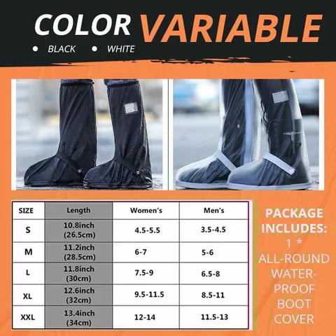 Suitable for wide feet - ❤️All-Round Long Waterproof Boot Cover