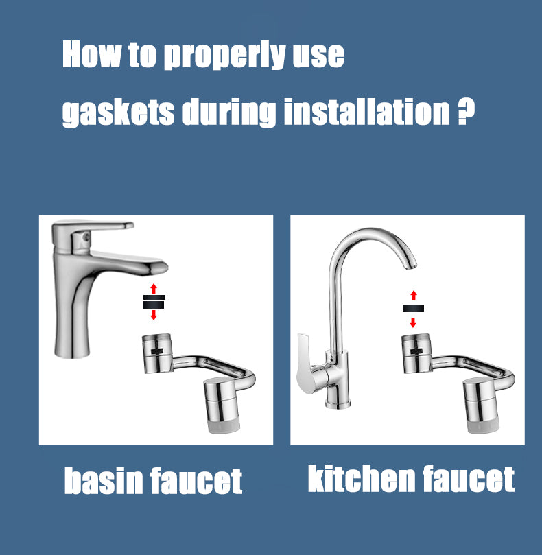 Faucet Extender Nozzles with Two Switching Modes