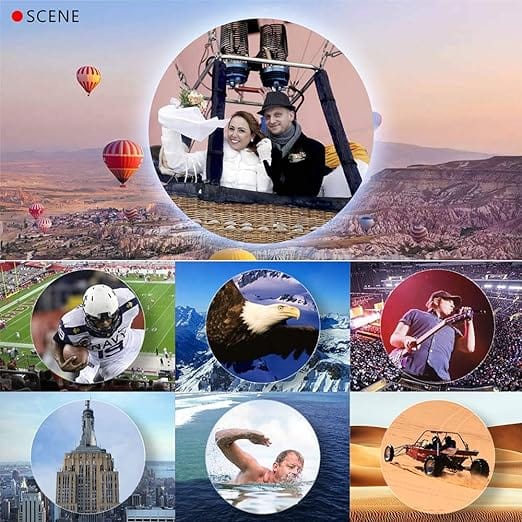 High-definition photography eight-fold lens