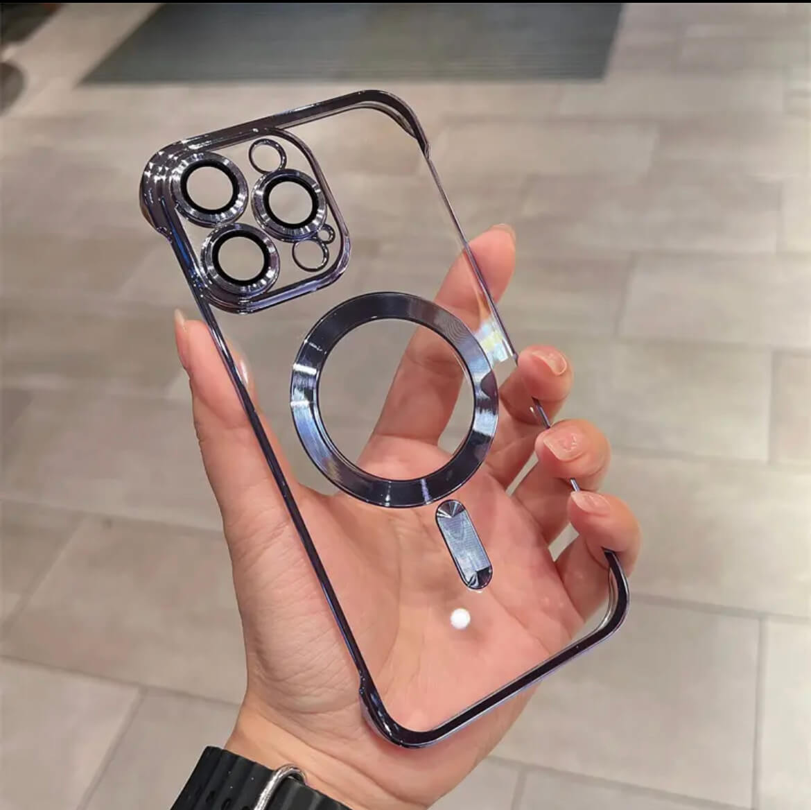 Transparent Magsafe Slim Phone Case