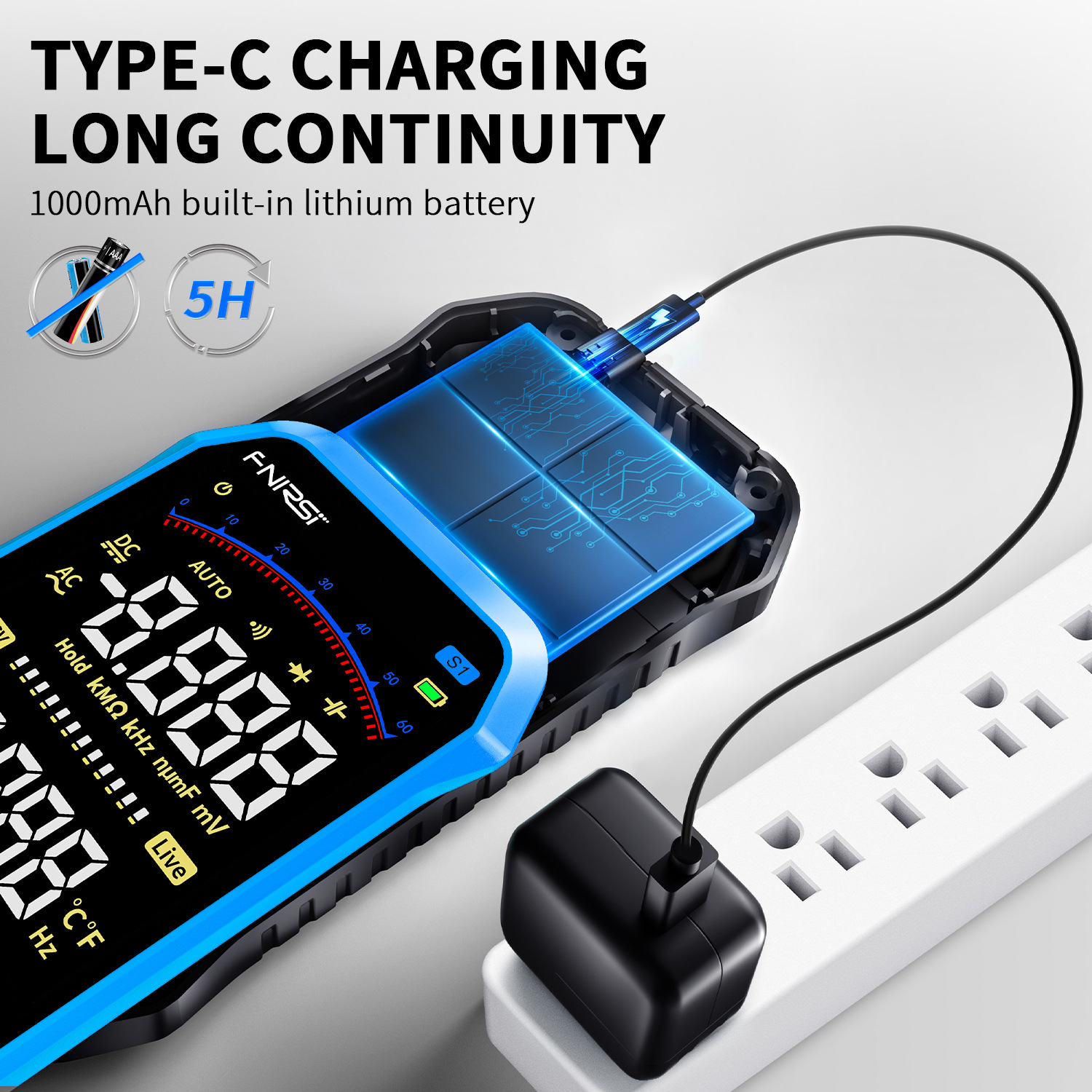 S1 Smart Multimeter Digital High-precision Fully Automatic Ultra-thin Anti-burning