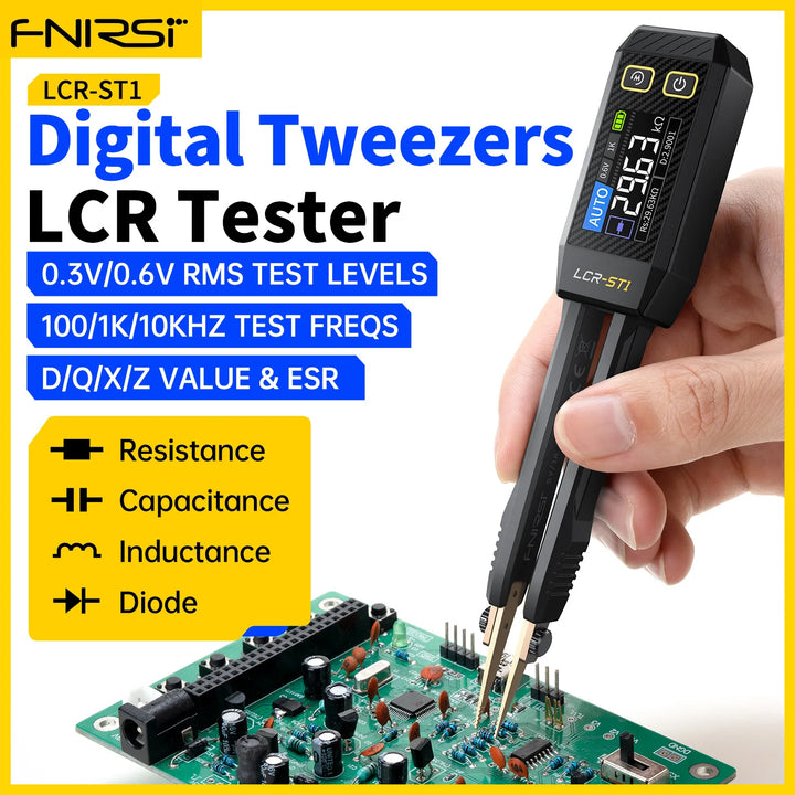 FNIRSI LCR-ST1 Smart Tweezers Tester Multimeter Tool