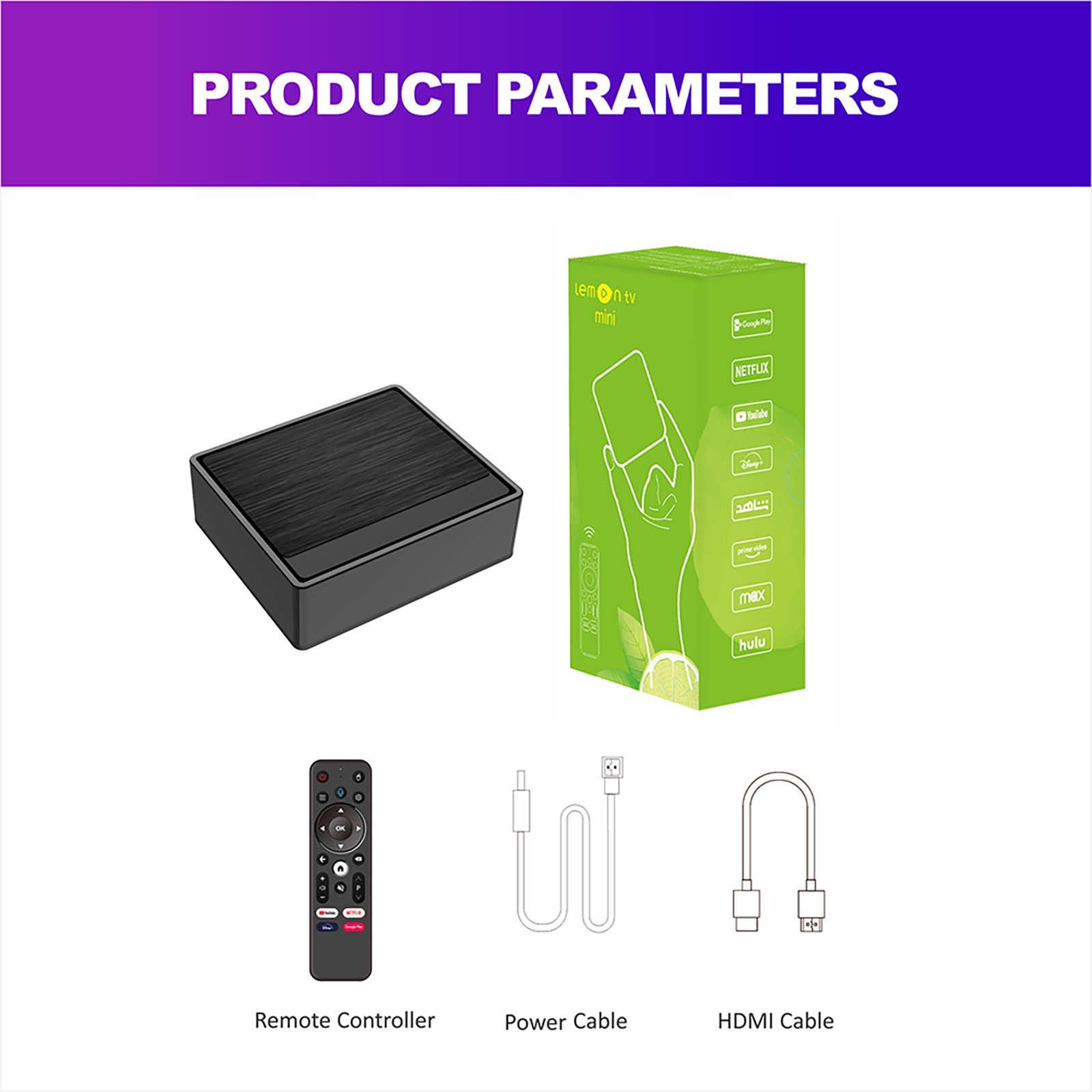Lemon TV Mini Allwinner H618 TV Set-top Box
