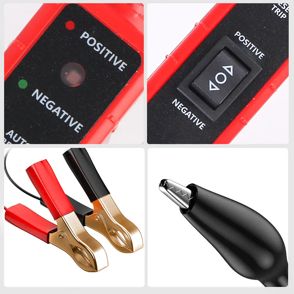 Car electrical circuit tester with probe. Auto short circuit/open circuit/leakage detection