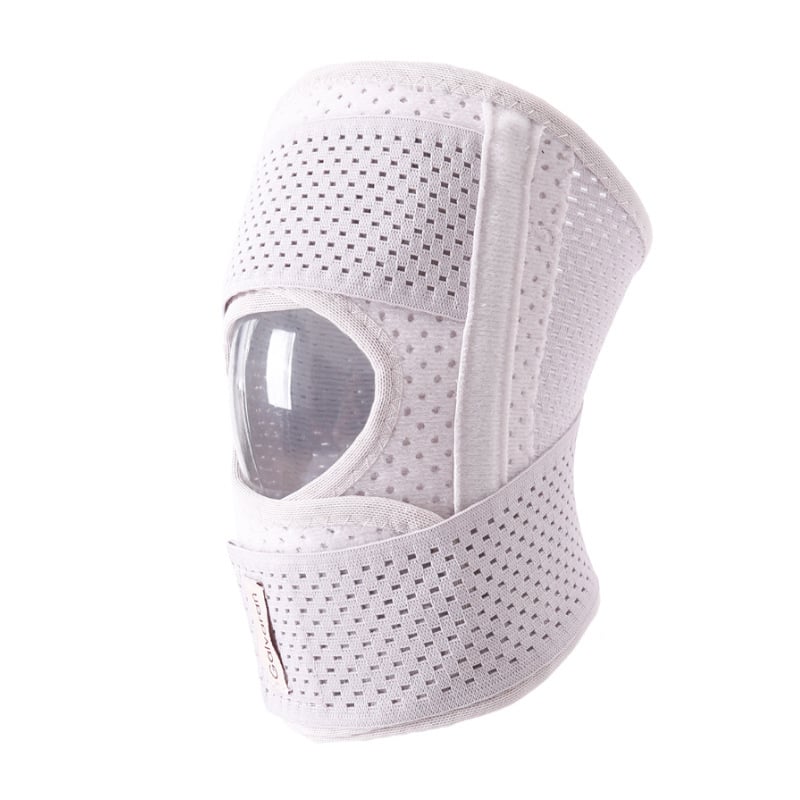 Breathable meniscal knee brace