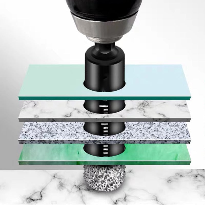 Hexagonal Drill Bit for Marble/Brick/Stone [Full Set]