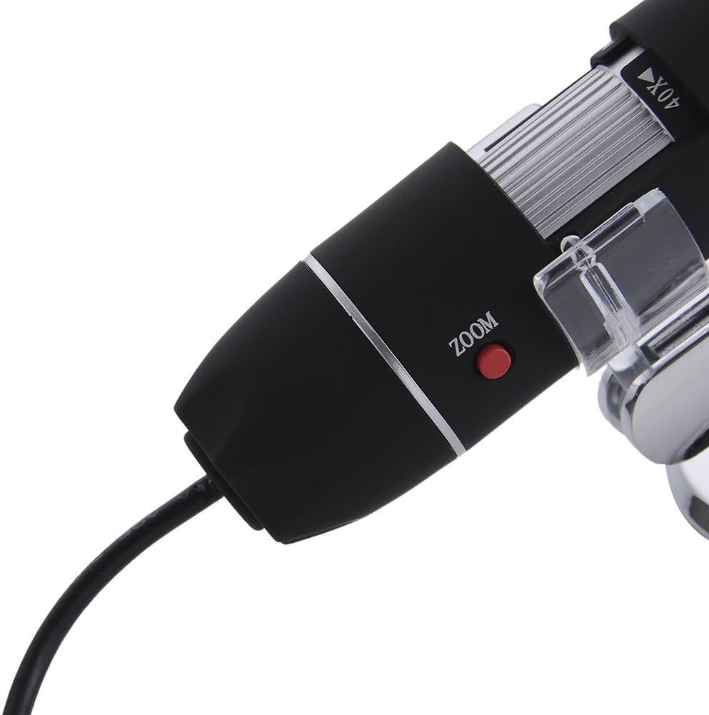 8-led Digital Microscope Endoscope Loupe Otoscope Magnifier with Stand