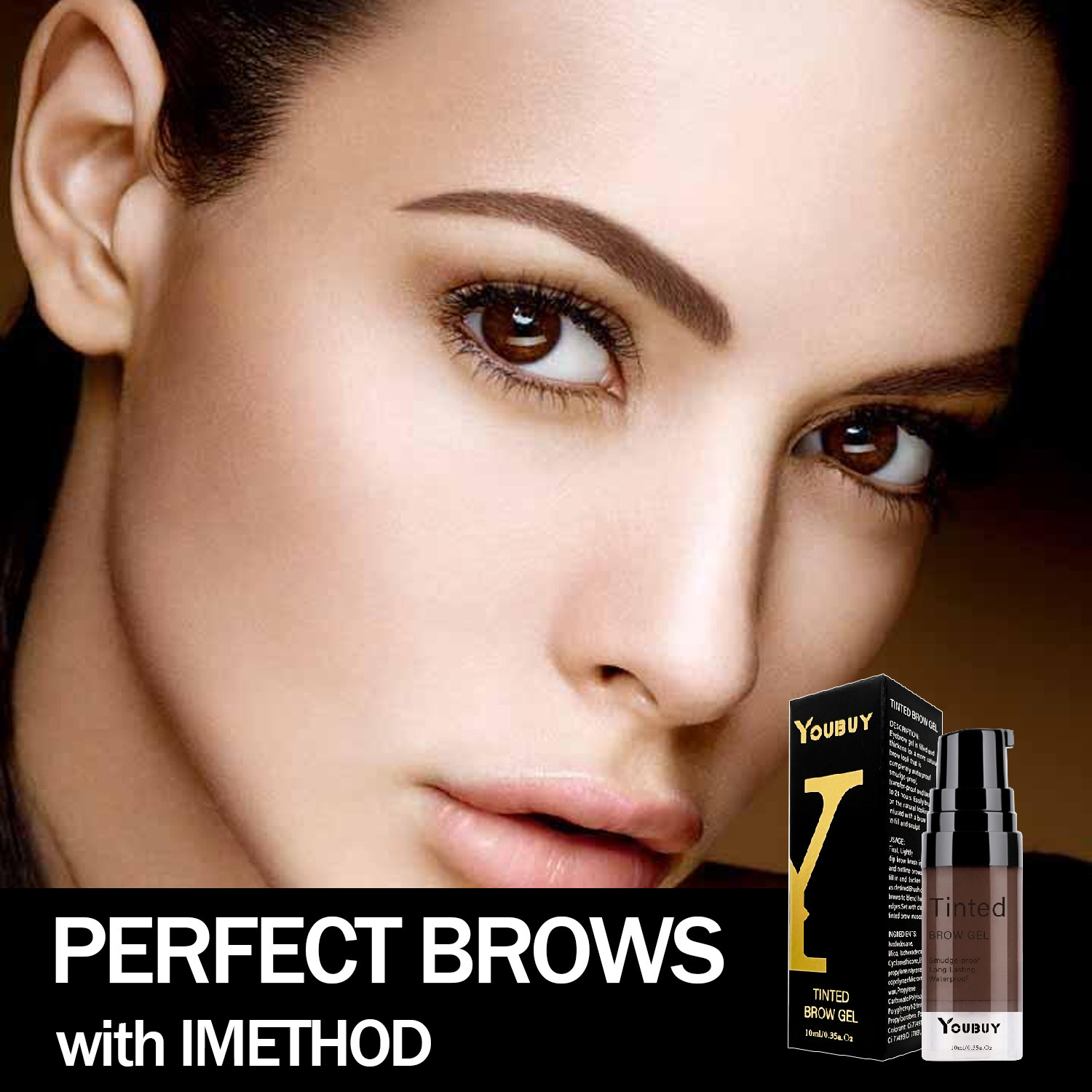 YOUBUY eyebrow dye eyebrow gel waterproof quick-drying natural eyebrow long-lasting-buy 1 get 1(2pcs)