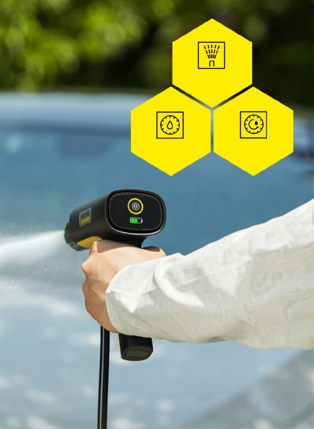 German KHB portable car washing machine