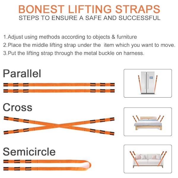 Lifting and carrying straps (2 pcs) | DUOLIFTERS