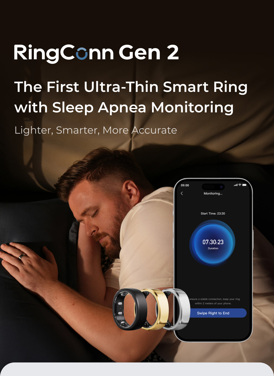 The Ultimate Smart Ring with Sleep Apnea Detection