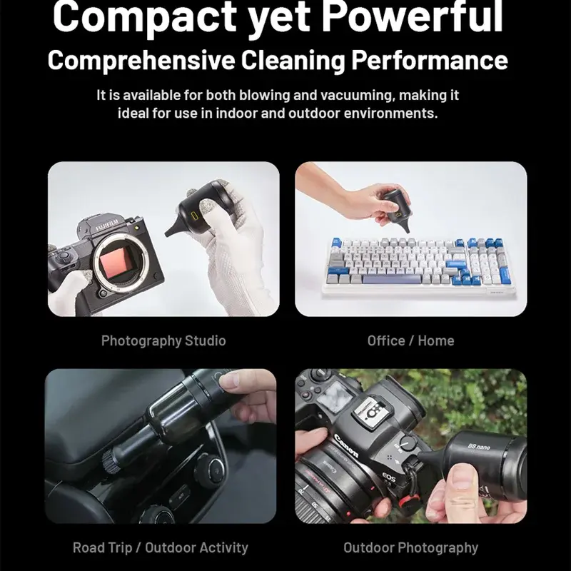 Nitecore Portable Electronic Photography Air Blower Camera Lens Cleaning