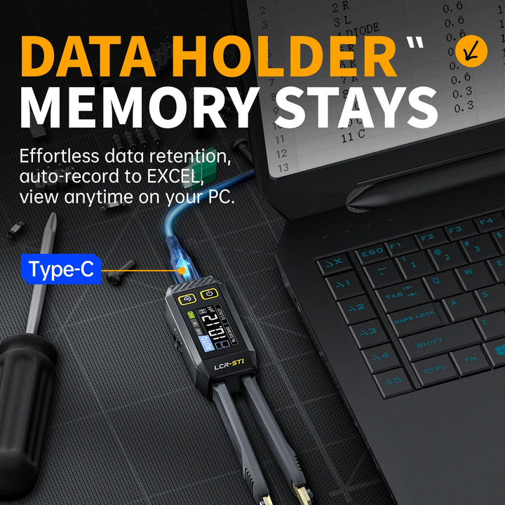 FNIRSI LCR-ST1 Smart Tweezers Tester Multimeter Tool