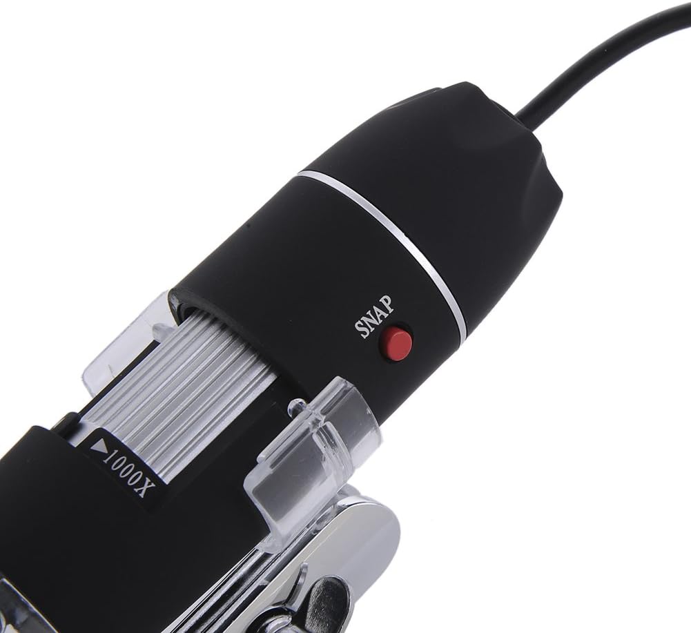 8-led Digital Microscope Endoscope Loupe Otoscope Magnifier with Stand
