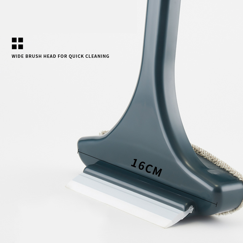 2 IN 1 Glass Cleaning Brush Car Windshield Home Window Glass Universal Detachable Squeegee Wiper Portable Cleaner Brushes